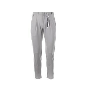 PEOPLE OF SHIBUYA Men's Performance Tapered Trousers with Elasticized Waist Men